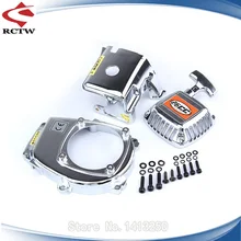 chrome flywheel cover and cylinder cover and pull starter kits for 1/5 hpi baja engines parts