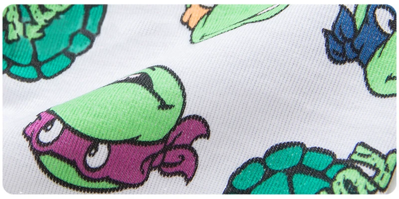 Детская одежда для сна для мальчиков; пижамы; детский комплект одежды с черепашками-ниндзя; пижамы из хлопка; одежда для сна с длинными рукавами и рисунком для маленьких мальчиков