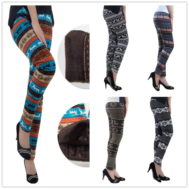 print cotton leggings