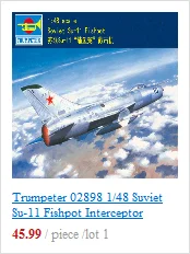 Trumpeter 01618 1/72 бомбардировщик Американский F-105G дикая ласка модели самолета, самолетостроение