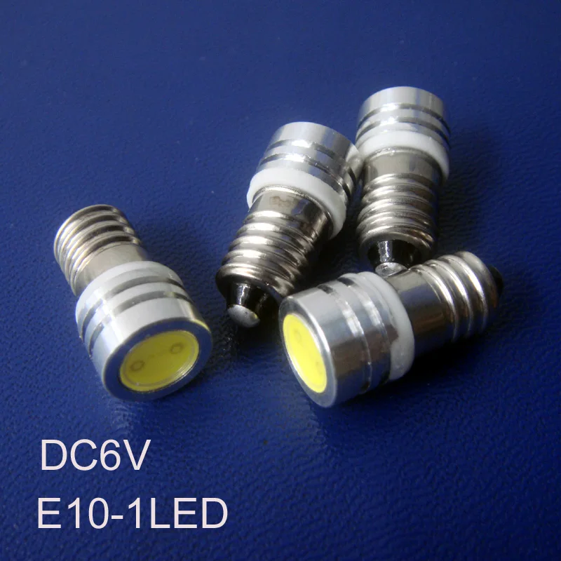 High quality E10 6.3v led,E10 lamp 6v,1w led E10 bulb,6.3v E10,E10 led