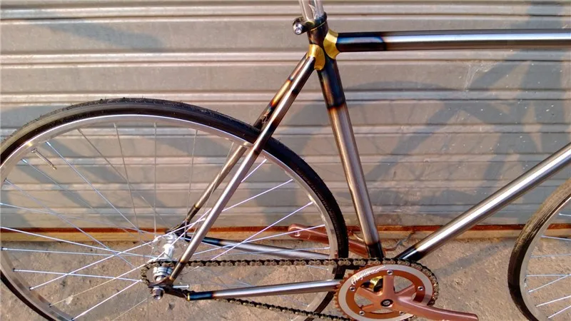 ピストバイクレトロ固定bicicleta bisikletバイク700c  52センチ54センチdiyのシングルスピード自転車ロードバイクトラックピスト自転車ピストバイク