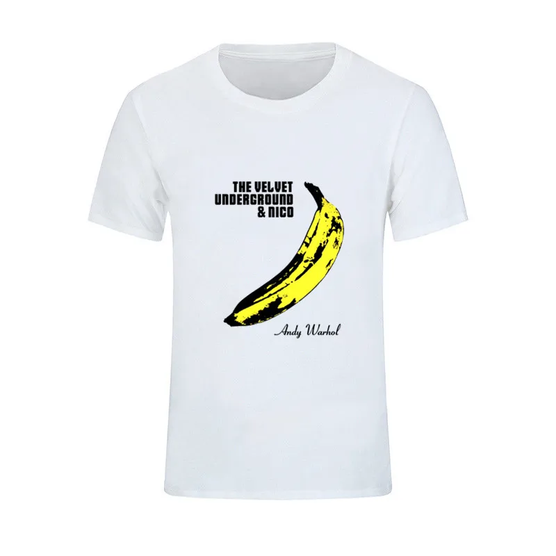 В Velvet Underground Для мужчин 3D футболка группа панк рок с короткими рукавами для