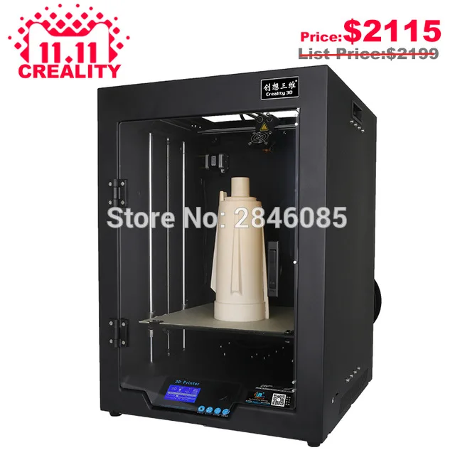 

2017 Creality 3D CR-3040 Full Assembled Cheap 3D Printer Aluminum Extruder Large Printing Size With Industrial-grade PCB