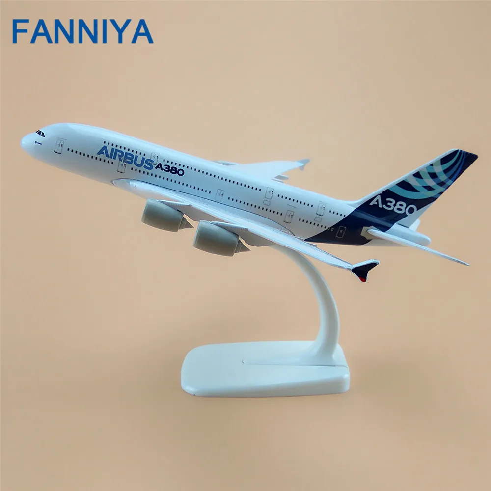 

20cm Airbus 380 A380 Plane Model Air Prototype Airplane Development Aircraft Airplane Model Airways w Stand Aircraft