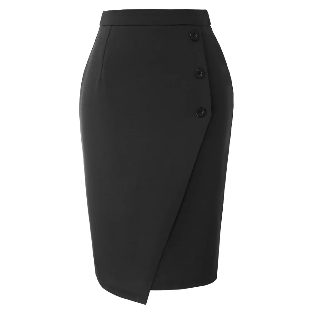 

Women Sexy Party Pencil Skirt 2018 Fashion Black Wine Womens Saias Slim Fitted High Waist Work Wear Office Lady Bodycon Skirts