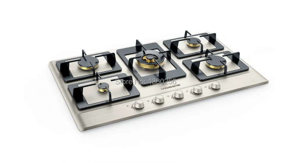 Arc950B, 86cm built in gas hobs, 304 S.S, Italy Defendi burners, with