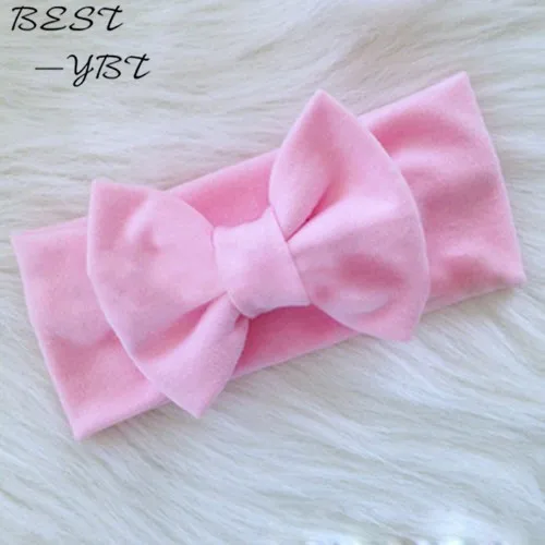 1 X Kawaii Girls Kids Soft Cotton Bow Hairband Headband Stretch Turban Knot Head Wrap Hair Band Accessories | Аксессуары для