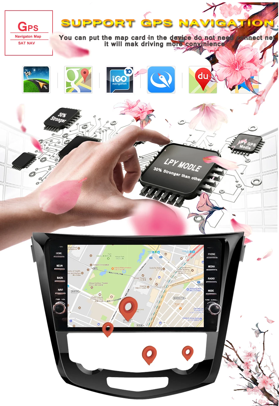 Best Car Radio Multimedia DVD Video Player Navigation GPS Android 9.0 4G For Nissan X-Trail XTrail T32 T31 Qashqai J11 J10  2013-2019 5