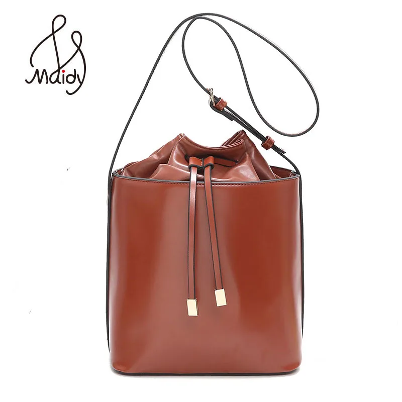 

Women Bag Barrel-shaped Pu Leather Luxury Shoulder Handbags Bags String Famous Brand Messenger Handbag Pouch Drawstring Girl