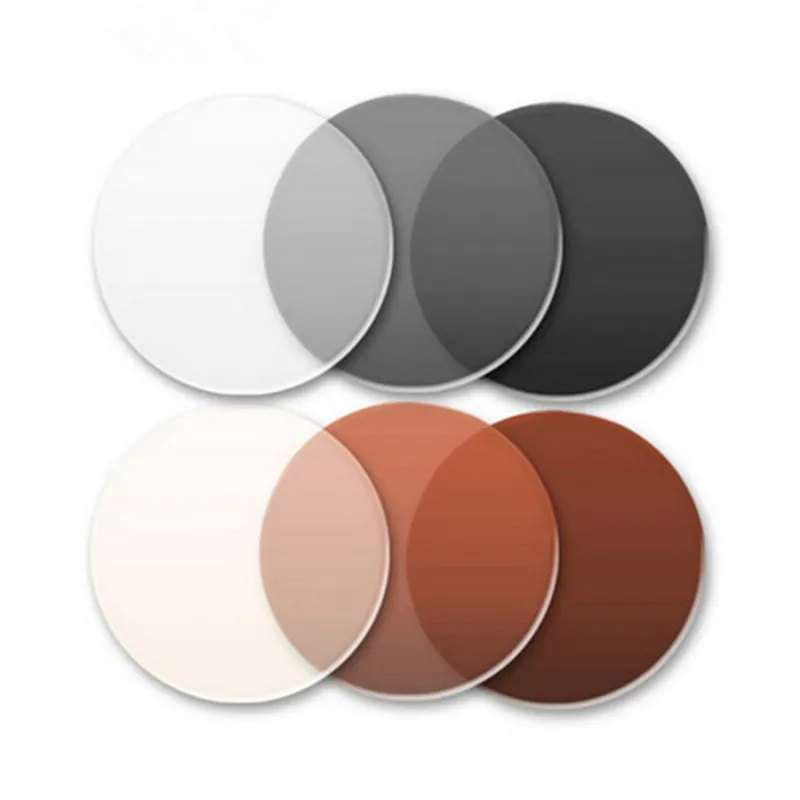KOTTDO Photochromic Glasses Optical Spectacles Lenses with Fast Color Changing Performance photo gray or photo brown