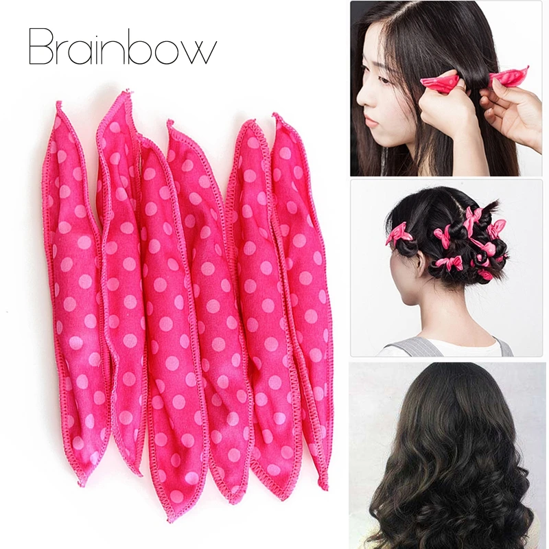 Brainbow 20/30 Soft Hair Curlers Rollers Magic Sleep Sponge Pillow Flexible Foam&Sponge Hair Roller DIY Salon Hair Styling Tools