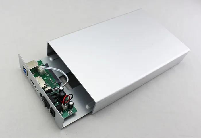 Алюминиевый 3 5 ''USB 2 0 для SATA HDD SDD корпус ТБ внешний Hdd sata док станция hdd коробка