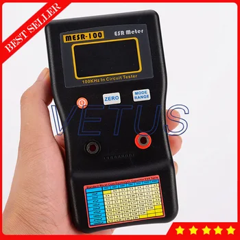 

MESR-100 Digital automatic range electrolytic ESR Meter with Professional Resistance Circuit Capacitor Tester
