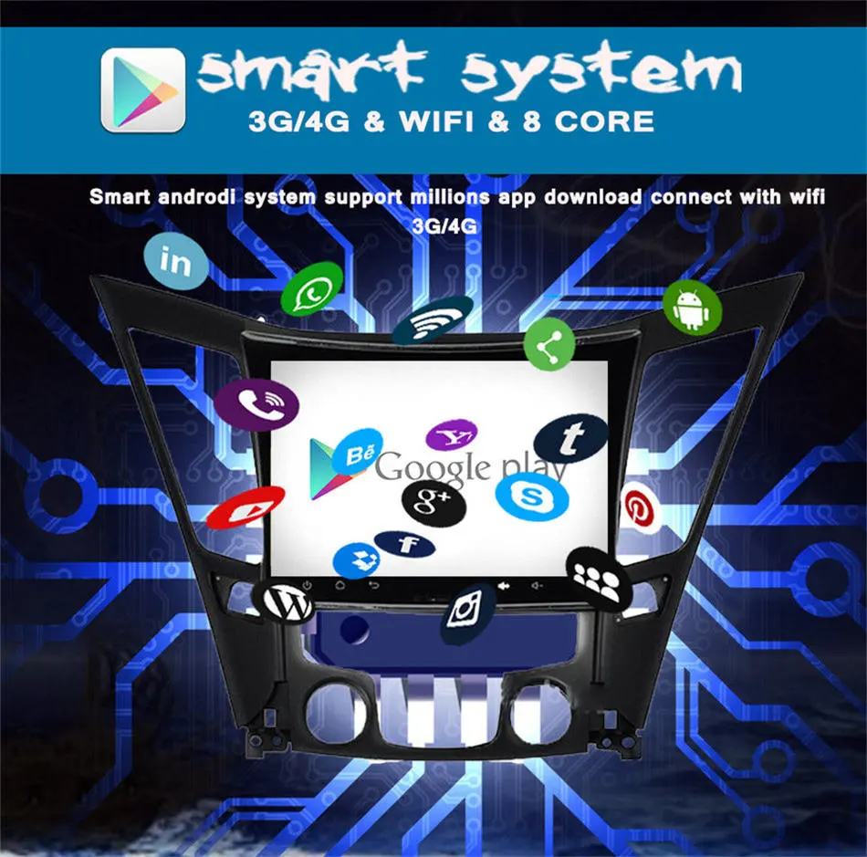 Best Autoradio 8core Android 9.0 GPS monitor pc For Hyundai Sonata YF / i45 2009-2015 Multimedia No DVD accessory cam dvr obd dab usb 10 Best Autoradio 8core Android 9.0 GPS monitor pc For Hyundai Sonata YF / i45 2009-2015 Multimedia No DVD accessory cam dvr obd dab usb 10
