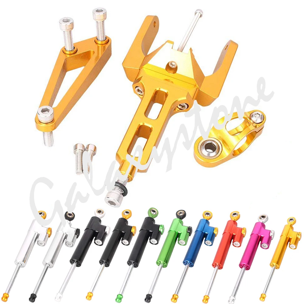 

Moto Steering Damper Stabilizer & Bracket Mounting Kit for Honda CB 1300 2003-2011 2004 2005 2006 2007 2008 2009 2010