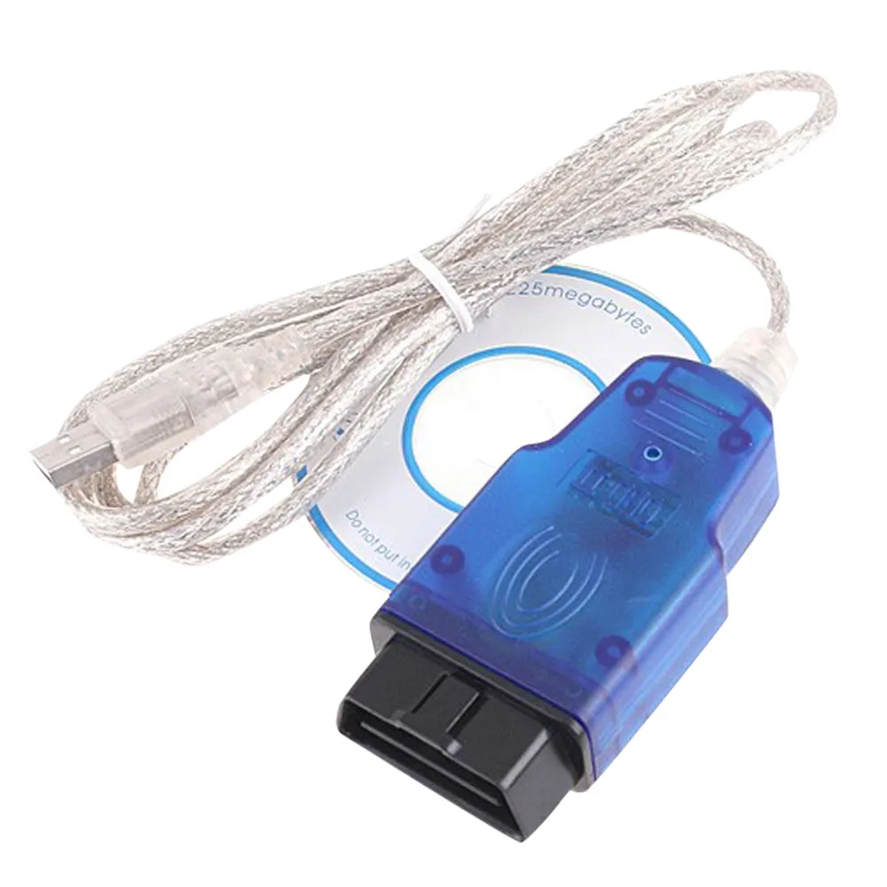 Дропшиппинг удобный дизайн USB VAG KKL 409,1 vag 409 USB интерфейс диагностический интерфейс для AD VW 18#822 - Цвет: Черный