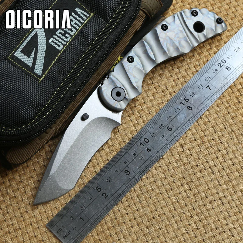 

DICORIA ST RC Tactical Folding Knife Titanium handle S35vn blade camping hunting outdoor gear survival Combat Knives EDC tools