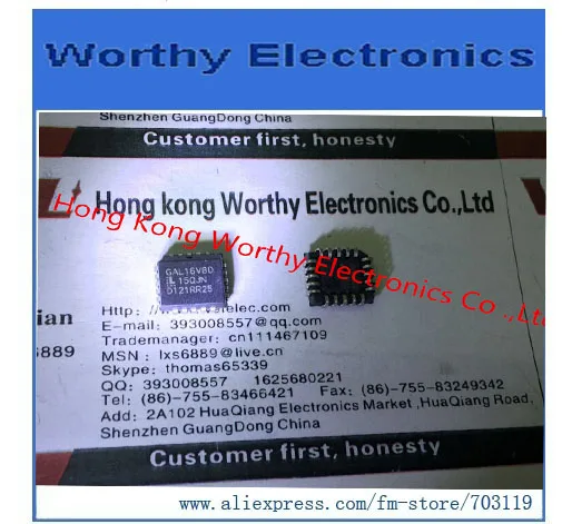

Free shipping 10PCS/LOT IC CPLD 8MC 15NS 20PLCC GAL16V8D-15QJN
