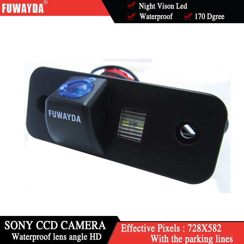 Автомобильное зеркало заднего вида FUWAYDA SONY CCD для Hyundai 06 09 Santa Fe с направляющей