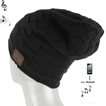 

Fashional Bluetooth Wireless Headsets Headphones Earphones Stereo Magic Music Hat Smart Electronics Hat for iPhone SmartPhone