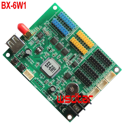 BX-6W1 заменить BX-5A1 3200*16 2048*32 1024*64 USB + WIFI контроллер светодиодного знака 2 * HUB75 HUB08 4 HUB12