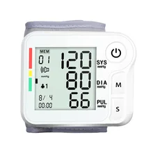 Automatic Wrist Blood Pressure Monitor BP Sphygmomanometer Tensiometro Meter Tonometer For Measuring Arterial Pressure Machine