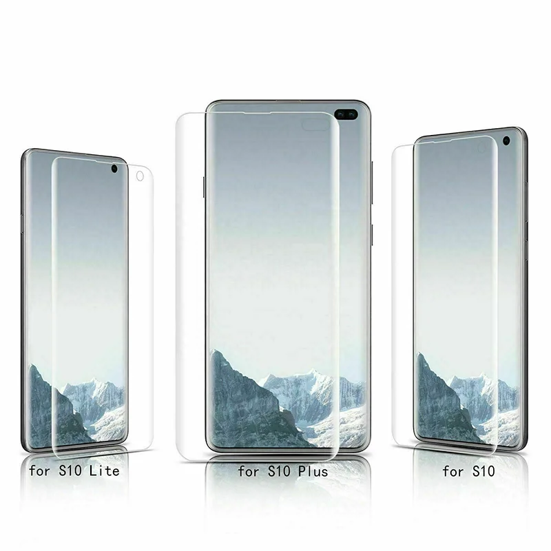 Прозрачная мягкая Гидрогелевая пленка для экрана из ТПУ Samsung S10 Plus Lite новое