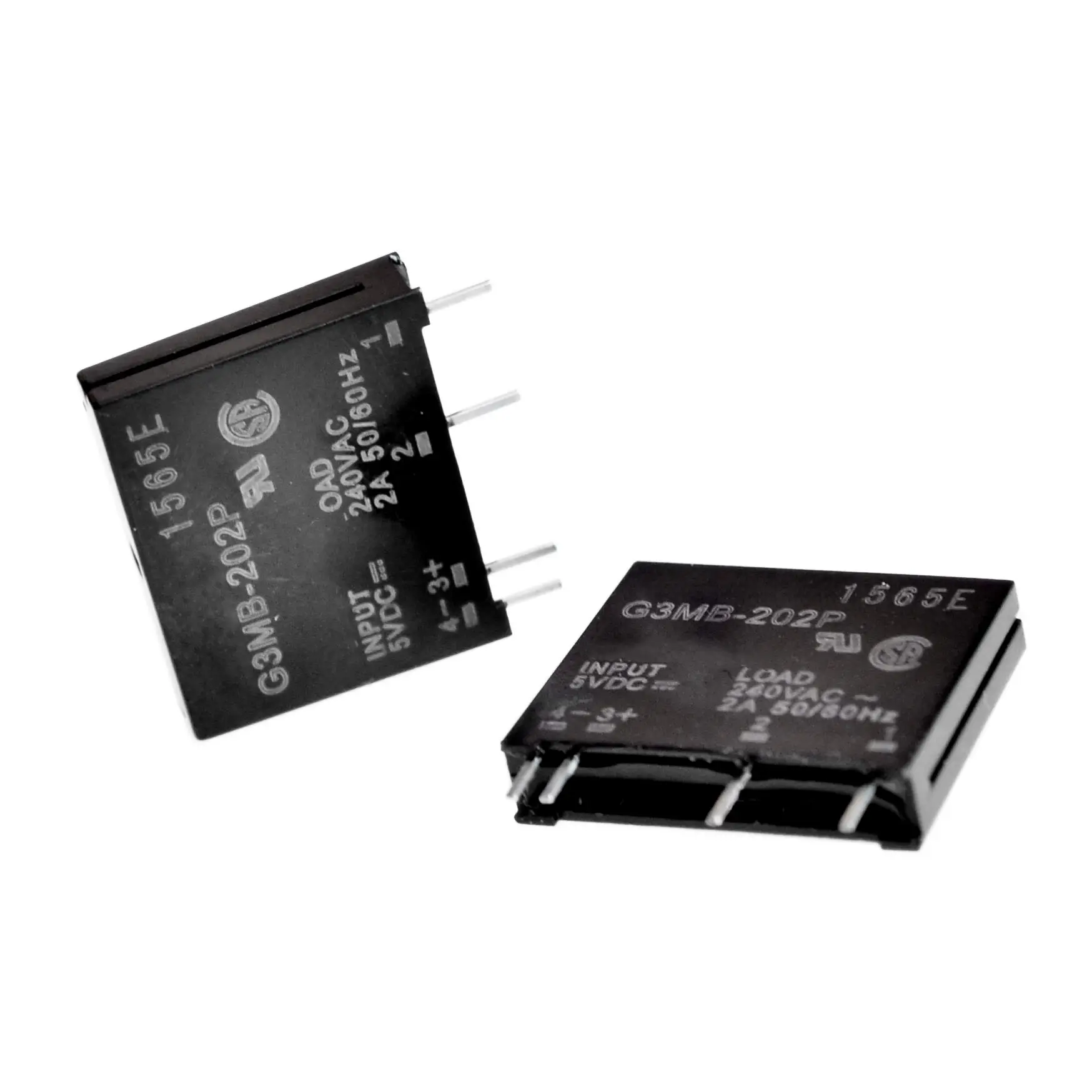 10 шт./лот новое оригинальное твердотельное реле G3MB-202P PCB SSR In 5VDC Out 240V AC 2A |