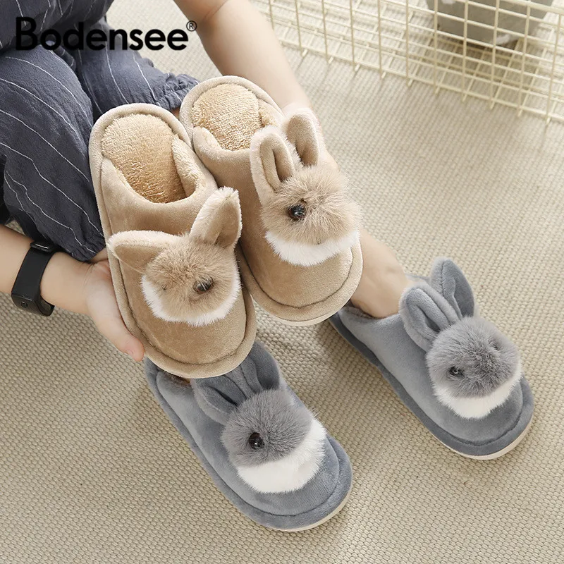 

Bodensee Kids Cotton Slippers Home Slippers Boys Girls Baby lush Shoes At home Indoor Bedroom slipper Children shoes S0012