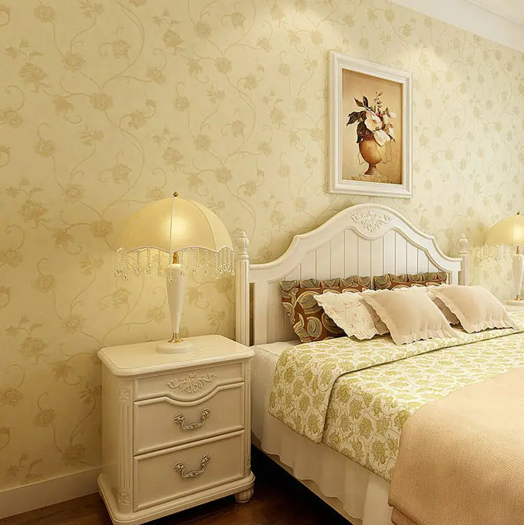 

Bedroom Full Of Environmentally Friendly Non-woven Wallpaper 3d Three-dimensional Relief Living Room