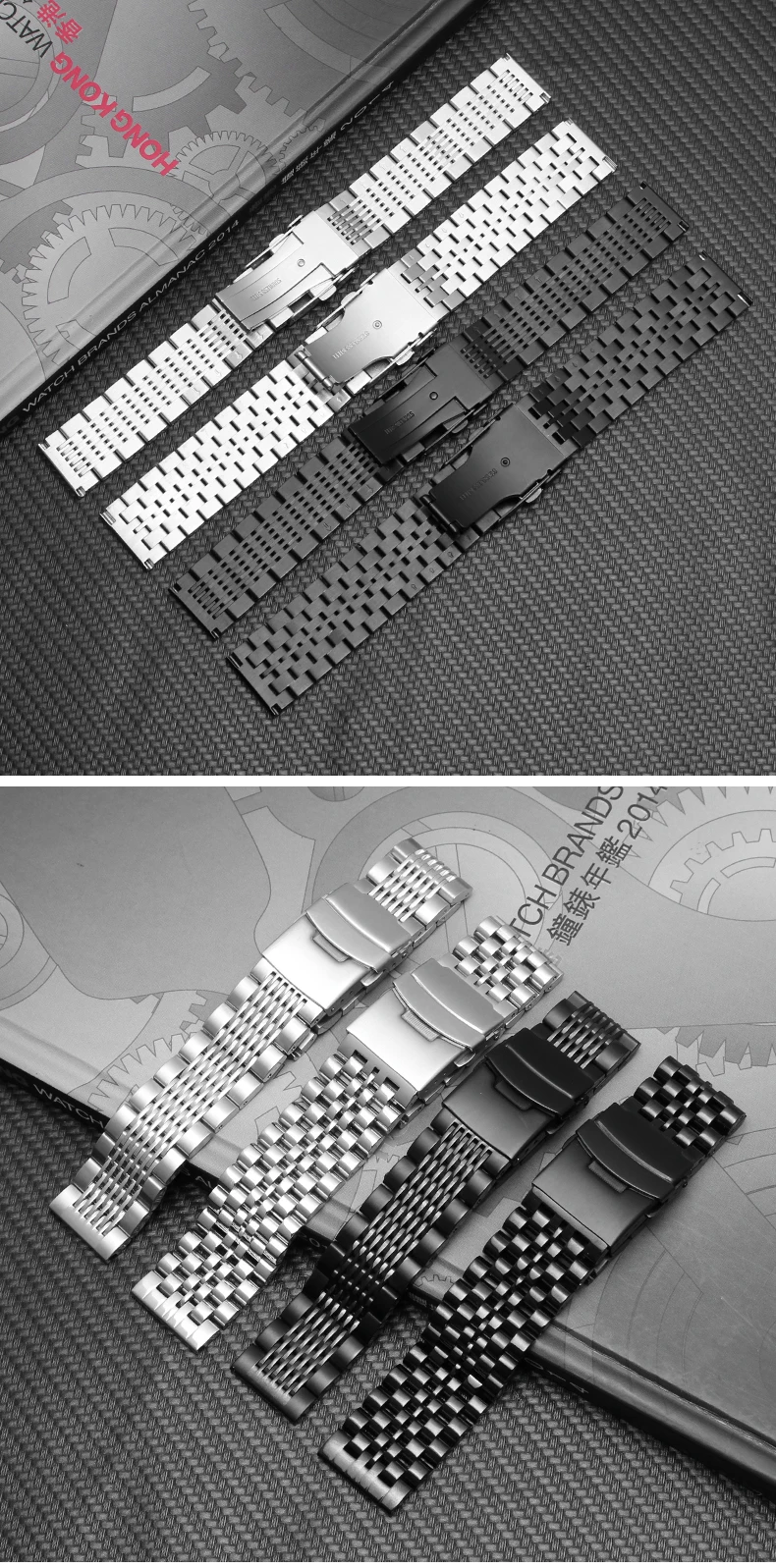 20 22 мм из нержавеющей стали, ремешок для Sumsang Шестерни S3 Спорт/huawei часы GT smart watch браслет для мужчин и женщин на