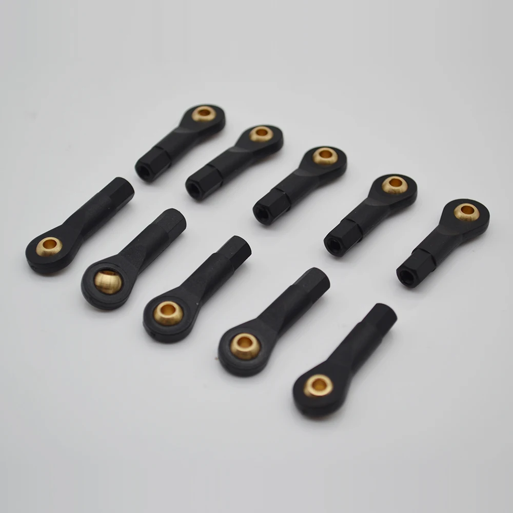 

10 Pieces Ball Head Holder Tie Rod End 3mm M3 M2.5 M2 Ball Joint Link Rod End For RC Hobby Model Car Airplane Boat