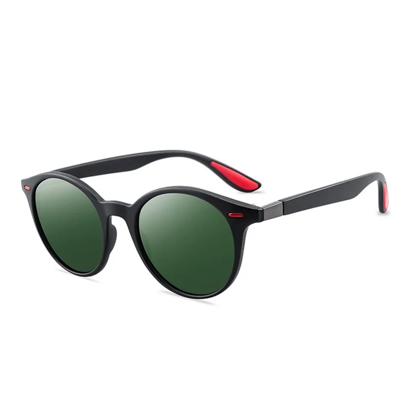 Модные круглые поляризованные солнцезащитные очки фирменный дизайн для женщин и мужчин ретро вождения солнцезащитные очки UV400 оттенки очки Oculos de sol