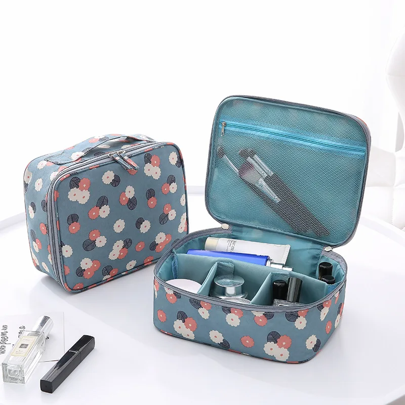 

Zipper Women Makeup bags Capacity travel Cosmetic packing bag beauty Case Make Organizer Toiletry kits Wash borse da viaggio