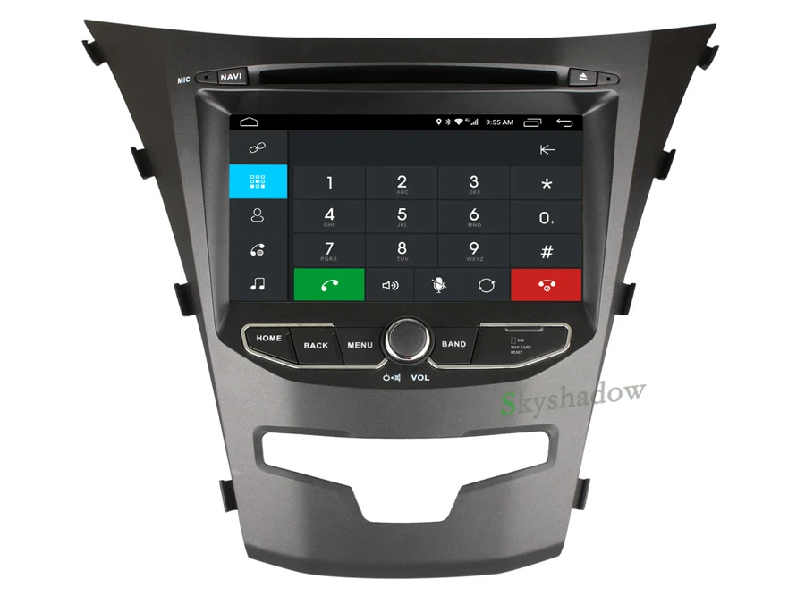 Sale 4G SIM LTE Network C500 Octa 8 Core android 6.0 2GB +32GB + Octa Core for ssangyong actyon 2014 korando Radio GPS map Bluetooth 1