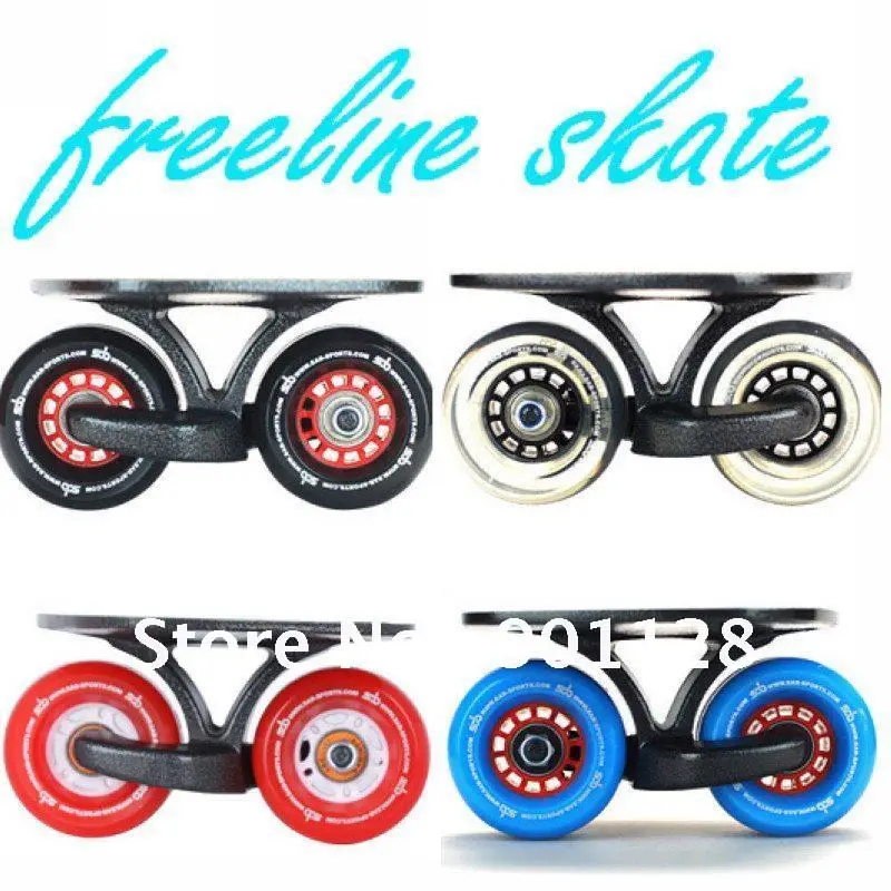 S201 2013 New Arrival Drift Board Freeline Skates Black Semitransparent