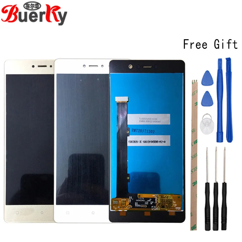 

BKparts 100% Tested 5.5" For BLU VIVO 5R V0090UU LCD Display Touch Screen Glass Digitizer Complete Assembly Replacement