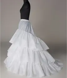 2 кринолин 3 Слои пряжи Белый подъюбник для длинный хвост свадебное платье Vestido de Noiva Кринолайн рокабилли подъюбник аксессуары