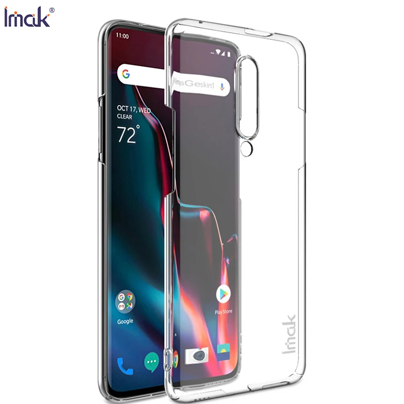 Для OnePlus 7 Pro Чехол IMAK Прозрачный износостойкий ПК Жесткий для Oneplus 7t Кристальный