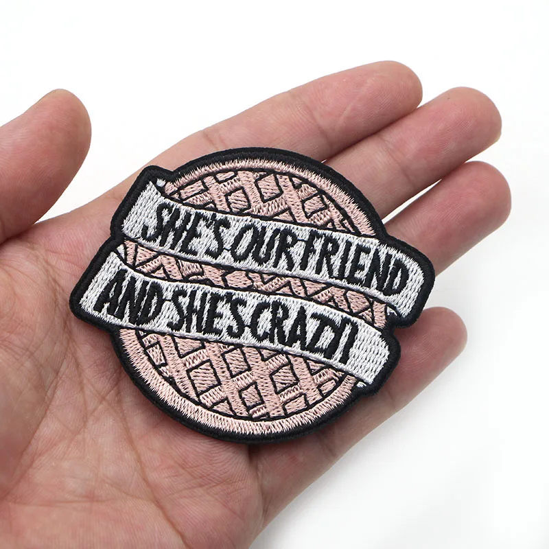 

5pcs/lot A0203 Stranger Things Iron on Patch Clothing diy Embroidered Sewing Applique Patches Fabric Badge Apparel Patchwork