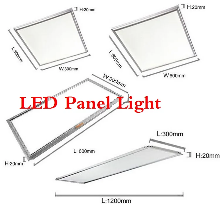 

DHL Square LED Panel Light 600x600mm 48w 300x300 18w LED Panel 300x600 24w LED Ceiling Light Spotlight 4800lm Indoor Lighting