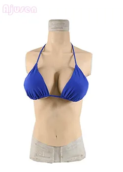 

Silicone Breast Froms G Cup Artificial Breast Bust Enhancer Silicone Filler Ajusen Cosplay for Crossdresser Transgender Shemale