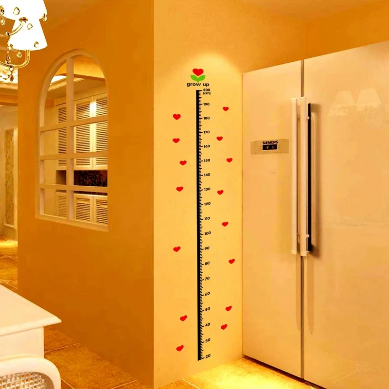 

Undersea Animals Kids Children Height Measurement Wall Sticker Wall Art Decal Home Room Decoration Drop Shipping