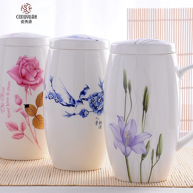 400ML, fine bone china tazas cafe tumbler, present creative gift, funny  original mugs, nespresso thermo mug, taza chip cup - AliExpress