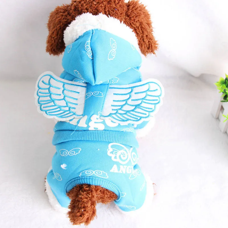 Couple Angel Wings Dog Clothes For Small Dogs Winter Coat French Bulldog Jacket Funny Outfit Chihuahua Four-legged Pet Clothes Couple Angel Wings Dog Clothes For Small Dogs Winter Coat French Bulldog Jacket Funny Outfit Chihuahua Four-legged Pet Clothes