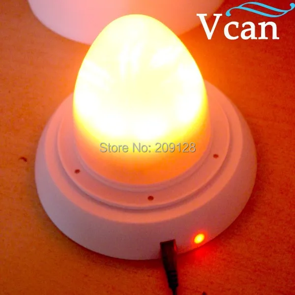 

100% waterproof outdoor indoor rechargeable battery rgb remote control led lamp light