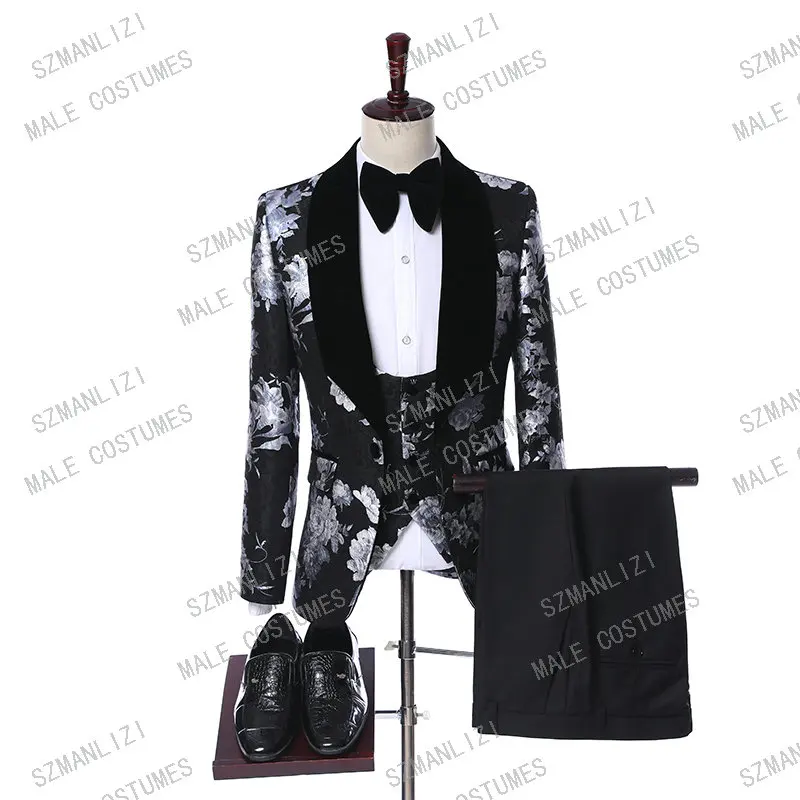 Последний дизайн пальто брюки индивидуальный заказ серый Модный повседневный костюм Slim Fit Terno мужской костюм для свадьбы Homme Mariage - Цвет: as picture