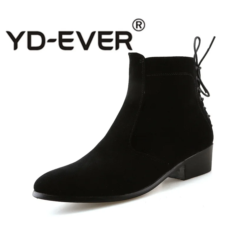 Nova Calçado Masculinos Preto Casual Marrom Homens Juventude Fresco Dos Outono 2019 Inverno Sapatos Top marrom Cowboy De Botas Para Preto Elegante Mens High Sapatas d8xPBwSq1