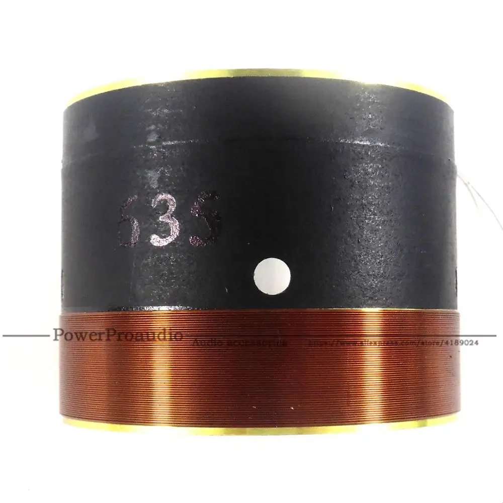 2pcs /lot 63.5mm Voice Bass Coil ASV White Aluminum for Subwoofer Sound Speaker DIY Repair Accessories